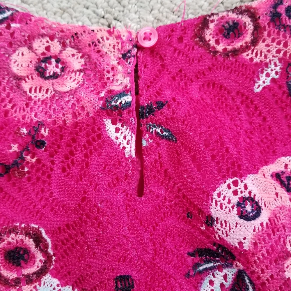 Gymboree floral lace